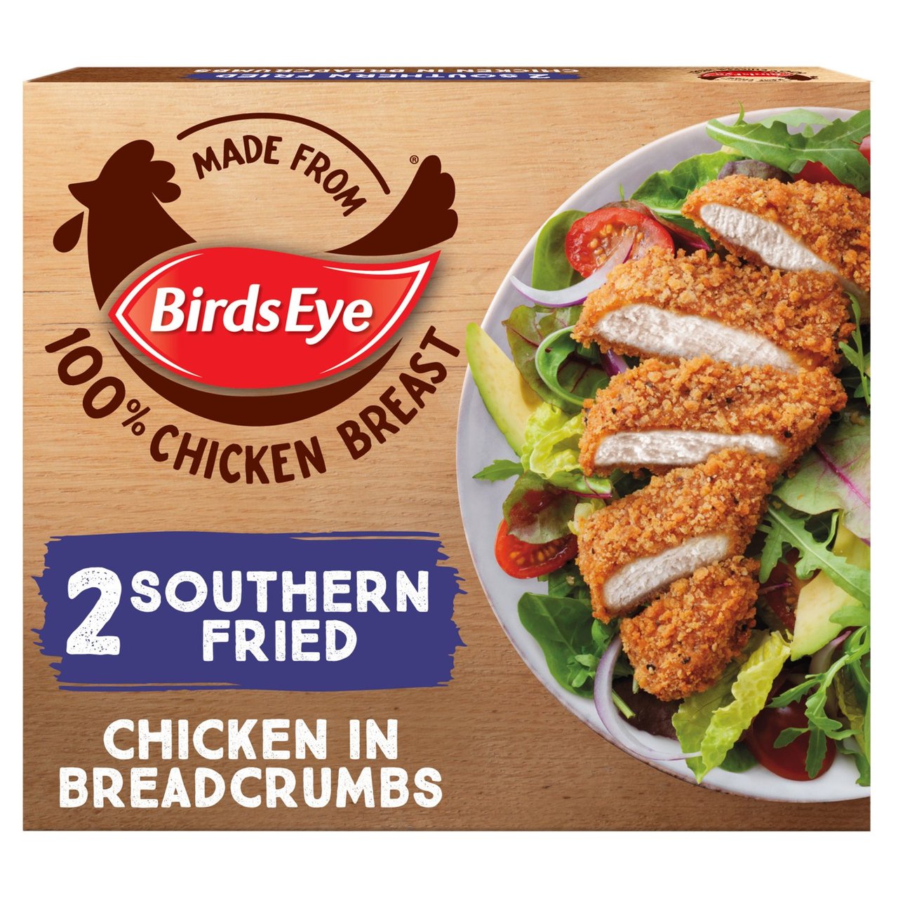 Birds Eye 2 Southern Fried Breaded Chicken Breast Steaks