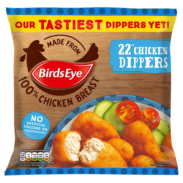 Birds Eye 22 Crispy Chicken Dippers 403g