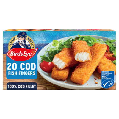 Birds Eye 20 Breaded Cod Fish Fingers