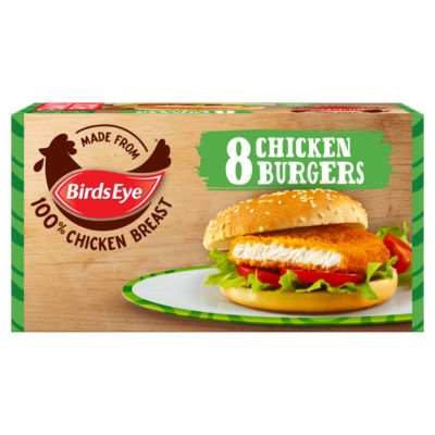 Birds Eye 8 Chicken Burgers