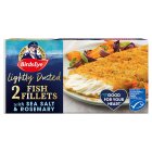 Birds Eye 2 MSC Lightly Dusted Sea Salt & Rosemary Fish Fillets 