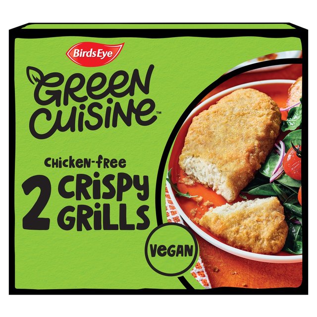 Birds Eye 2 Green Cuisine Vegan Chicken Free Crispy Grills