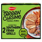 Birds Eye Green Cuisine Vegan Chicken Free Southern Fried Grills x2 180g