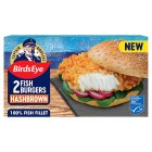 Birds Eye 2 Crispy Hash Brown Fish Burgers 227g