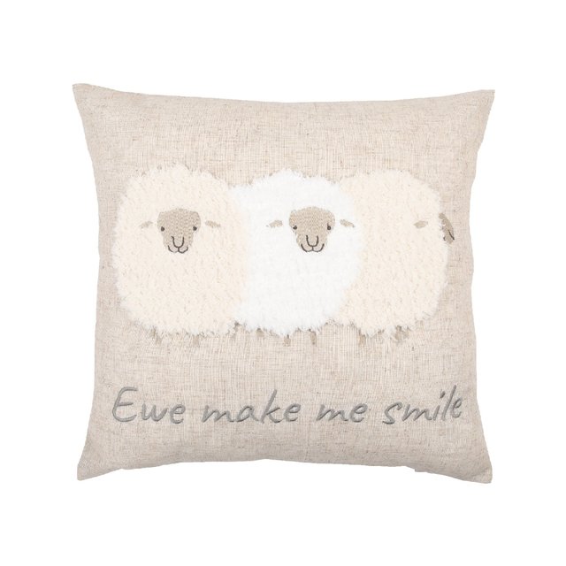 Nutmeg Home Ewe & Me Sheep Cushion 40x40cm 