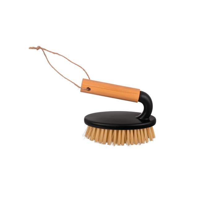 Morrisons Bamboo Dish Brush Black 