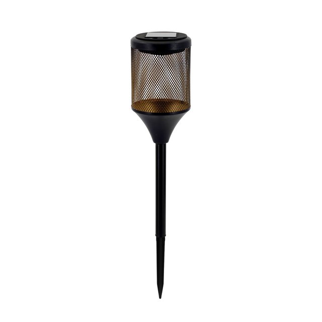 Nutmeg Black & Gold Stake Light 