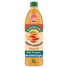 Robinsons Fruit & Barley Peach Squash No Added Sugar 1L