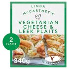 Linda McCartney's Cheese Leek & Red Onion Plaits 2 x 170g