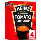 Heinz Cream of Tomato Cup Soup 4 x 22g