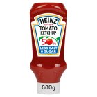 Heinz Tomato Ketchup 50% Less Sugar & Salt  880g