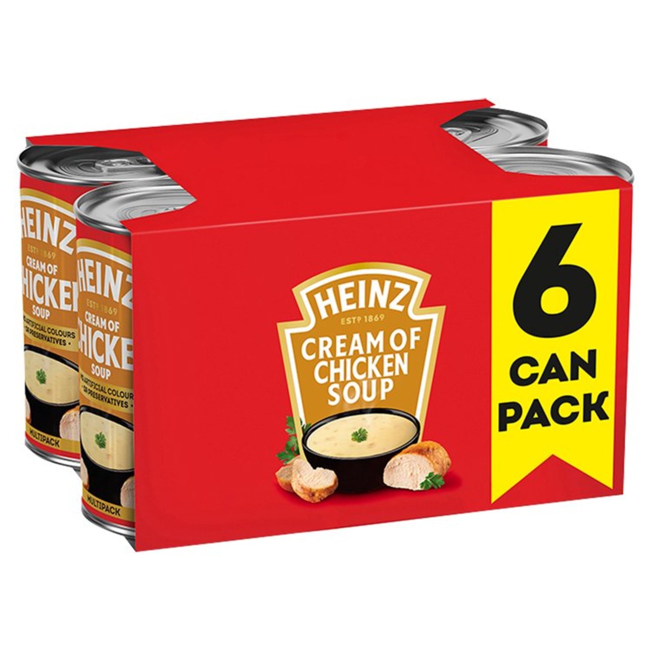 Heinz Cream Of Chicken Soup  6 x 400g