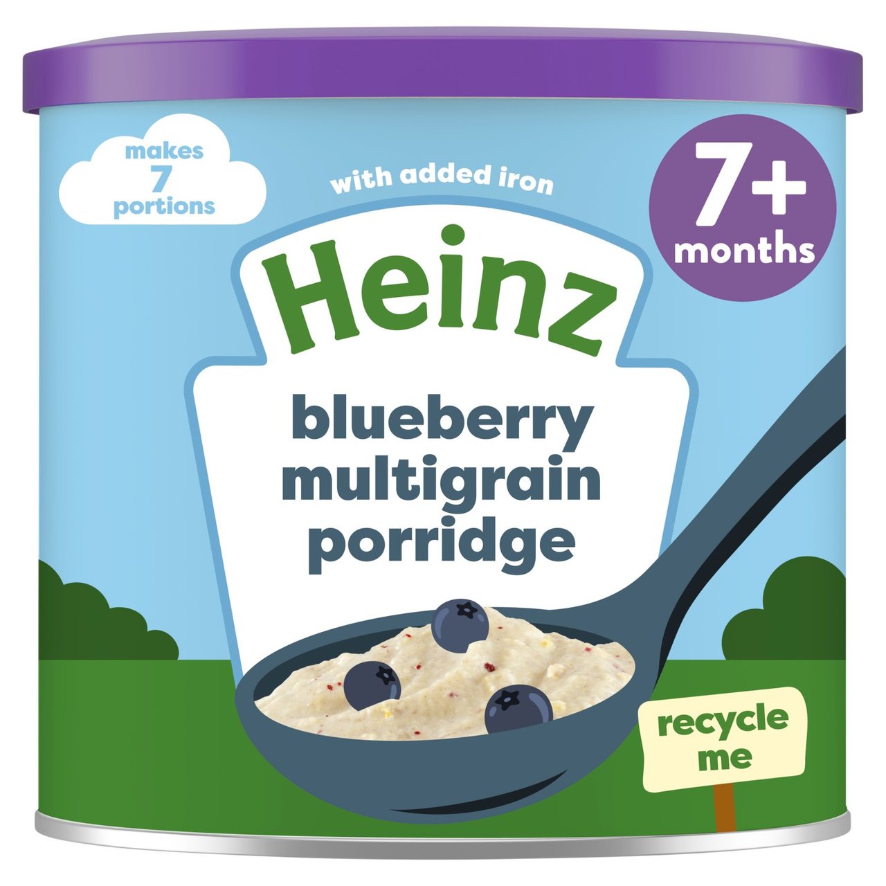 Heinz Blueberry Multigrain Porridge Baby Food 7+ Months