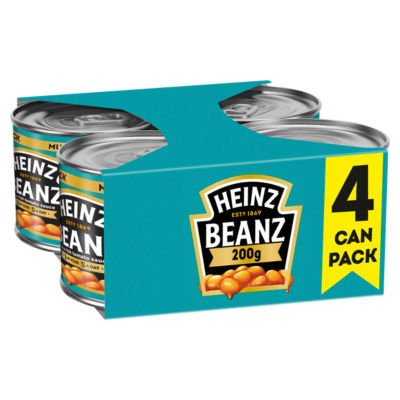 Heinz Beanz in a Rich Tomato Sauce Great Value Pack 4 x 200g