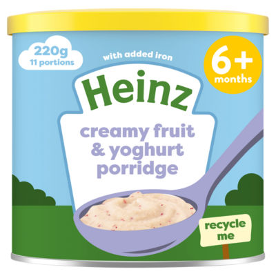 Heinz Creamy Fruit & Yoghurt Porridge 6+ Months 220g