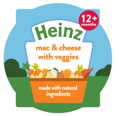 Heinz Macaroni Cheese and Vegetable Baby Food Tray 1+ Year