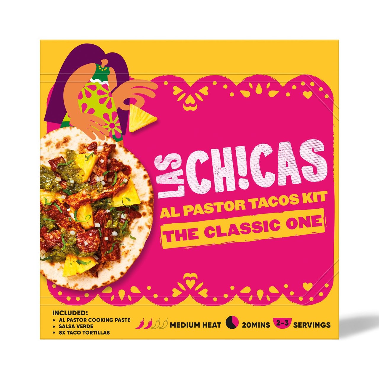 Las Chicas Mexican Sweet & Tangy Tacos Al Pastor Meal Kit