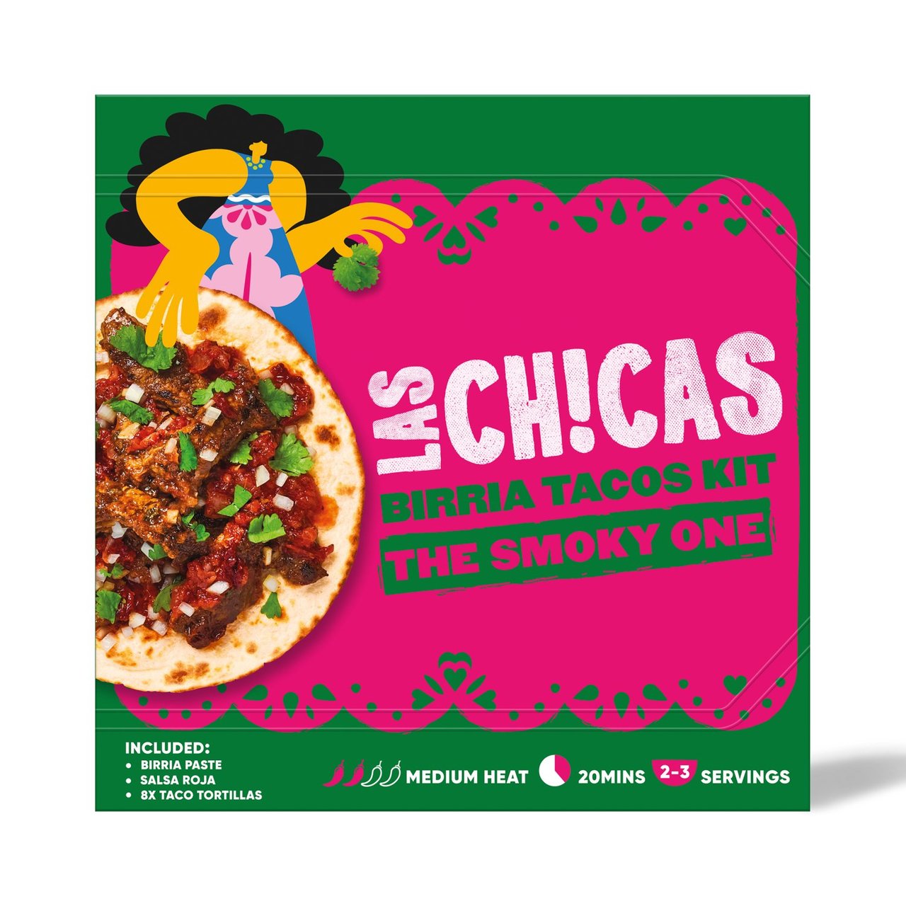 Las Chicas Mexican Smokey Tacos Birria Meal Kit