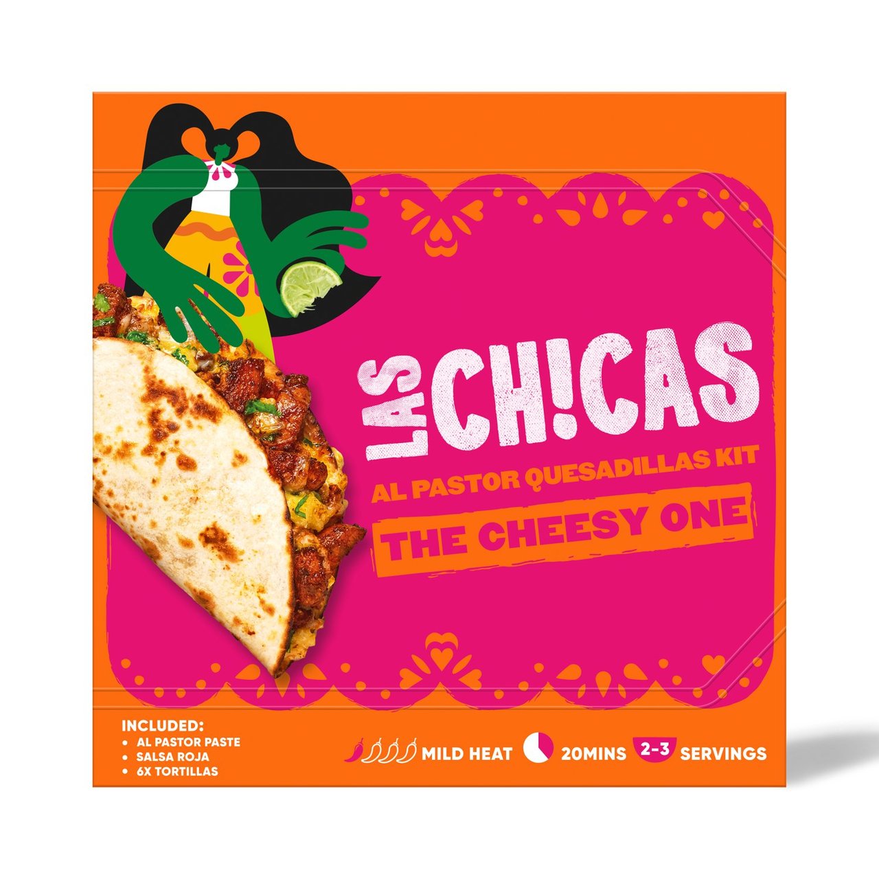 Las Chicas Mexican Cheesy Quesadillas Meal Kit