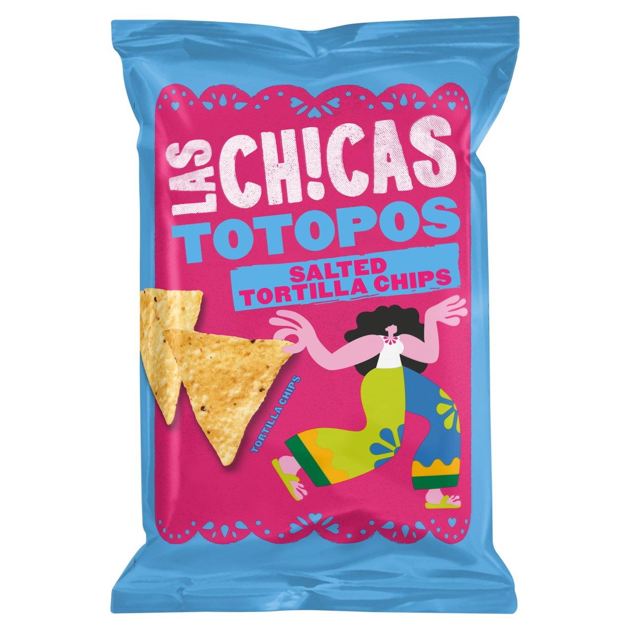 Las Chicas Totopos Salted Tortilla Chips 175g