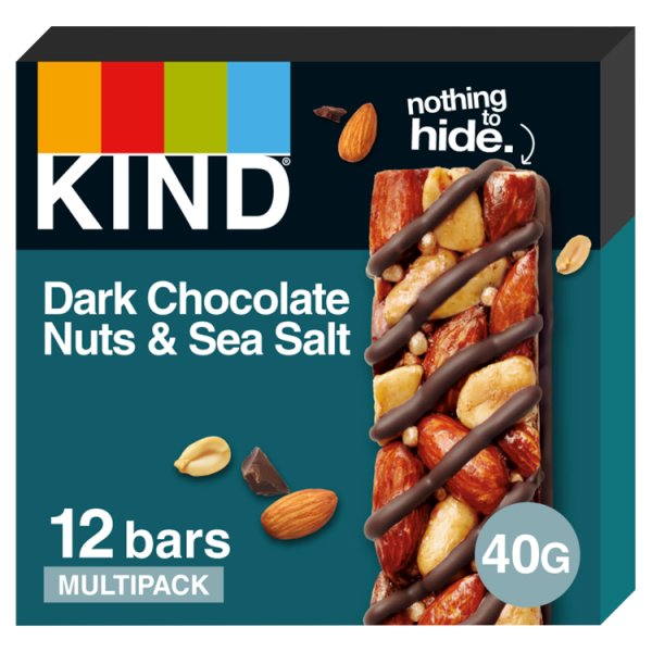 KIND Dark Chocolate Nuts & Sea Salt Snack Bars Multipack