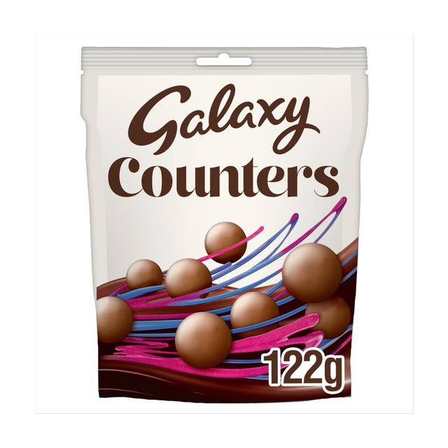 Galaxy Counters Milk Chocolate Buttons Pouch Bag 122g