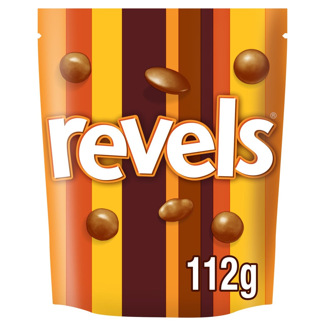 Revels Milk Chocolate With Raisins, Coffee Or Orange Bites Pouch Bag 112.0g