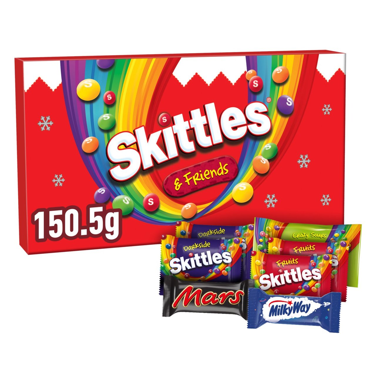 Skittles and Friends Sweets Medium Christmas Selection Box