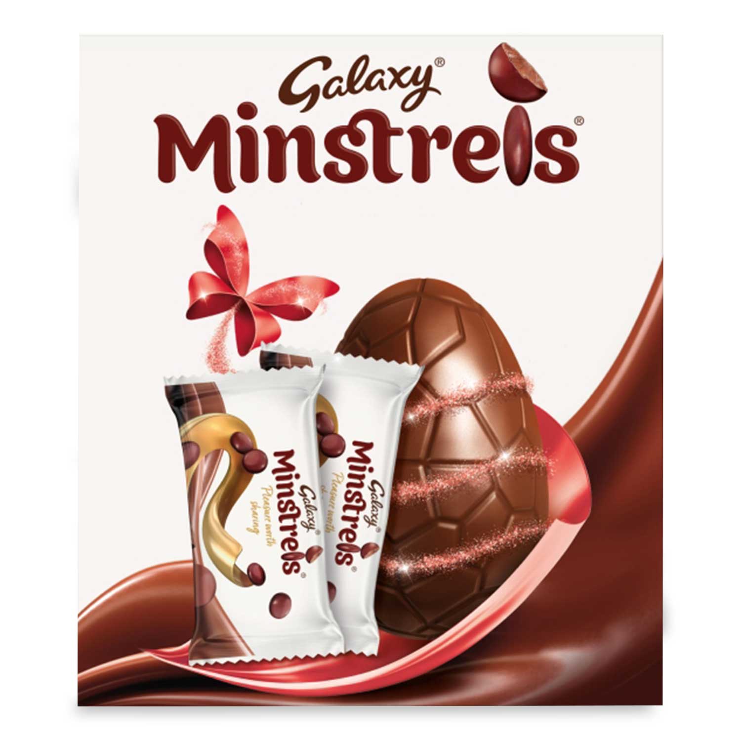 Galaxy Minstrels Milk Chocolate Large Easter Egg 234g