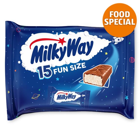 Milky Way Chocolate Fun Size Bars Multipack 15x15.5g