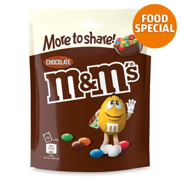 M&M's Chocolate More To Share Pouch Bag 220g