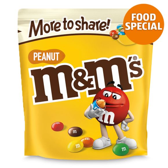 M&M's Peanut Chocolate More To Share Pouch Bag 220g