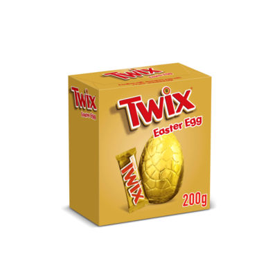 Twix Chocolate & Caramel Biscuits Large Easter Egg 200g