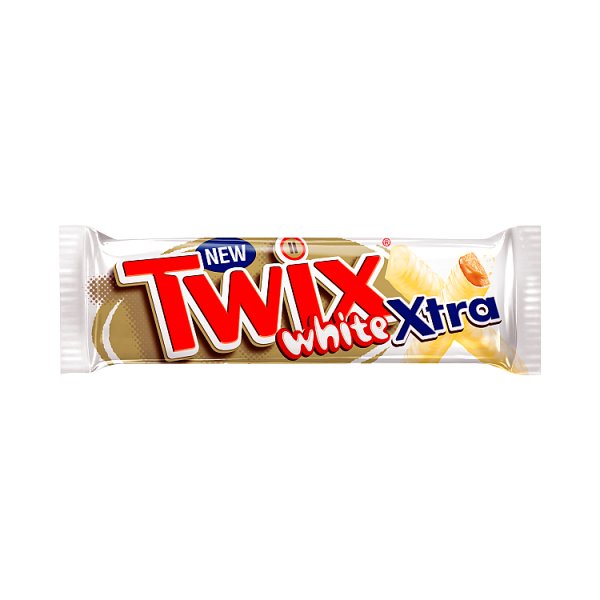 Twix Twix Xtra White Chocolate Biscuit Twin Bars 75g