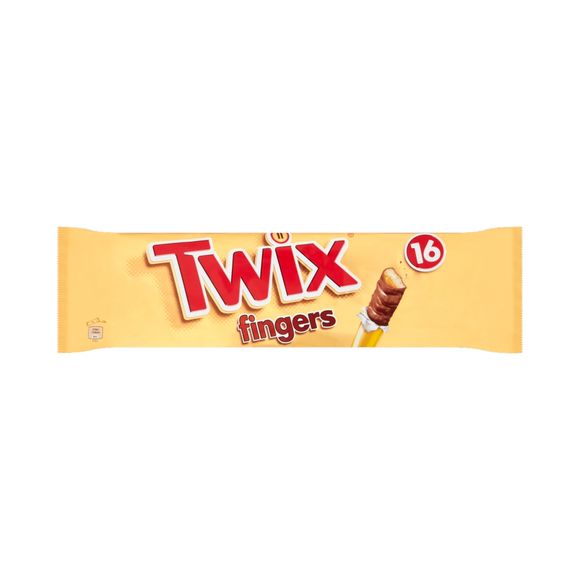 Twix Caramel & Milk Chocolate Fingers Biscuit Snack Bars Large Multipack 