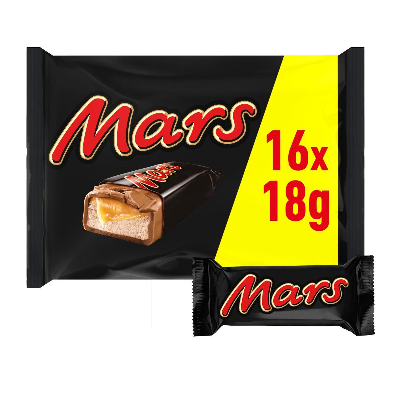 Mars Caramel, Nougat & Milk Chocolate Funsize Snack Bars Multipack