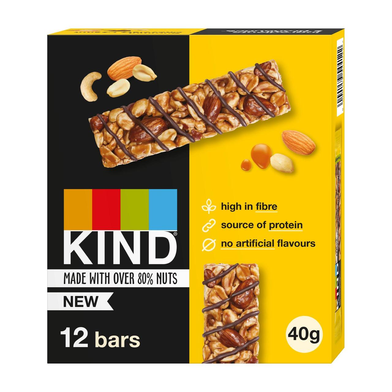 KIND Caramel Chocolate Peanut 12 Bar Pack