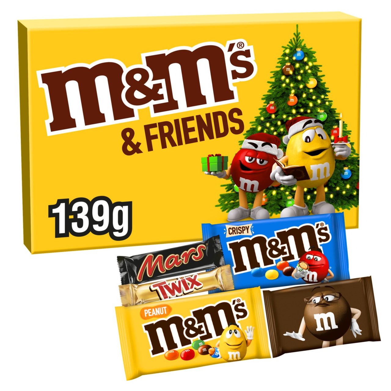 M&M's and Friends Chocolate Medium Christmas Selection Box 