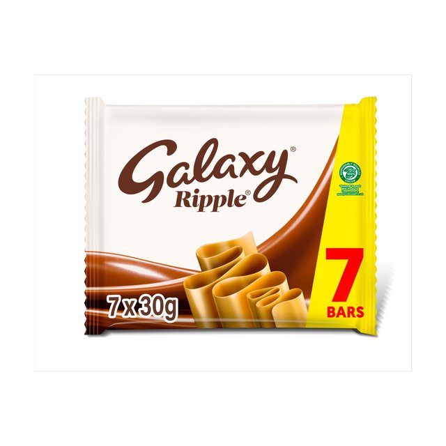 Galaxy Ripple Chocolate Bars Multipack 7x30g