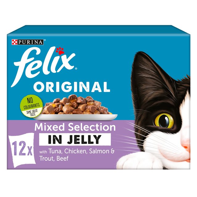 Felix Original Mixed Selection in Jelly Wet Cat Food 