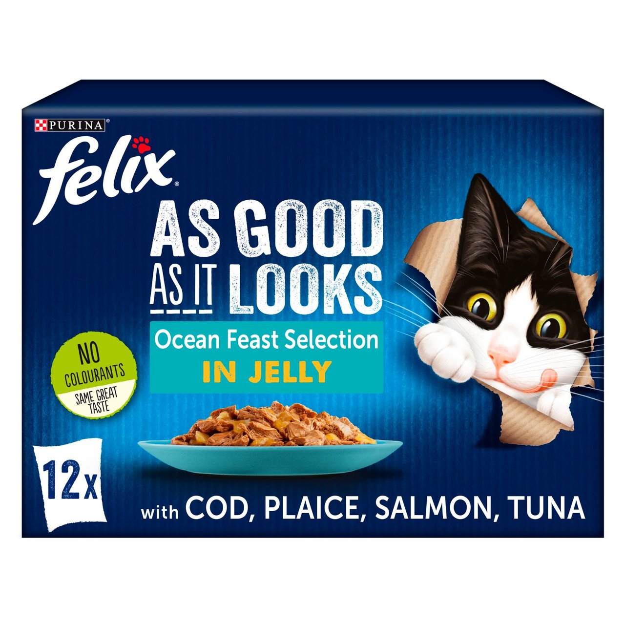 Felix As Good As it Looks Ocean Feasts Wet Cat Food