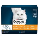 Gourmet Perle Chef's Collection In Gravy Wet Cat Food  12 x 85g