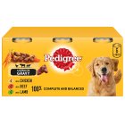 Pedigree Adult Wet Dog Food Tins Country Casseroles in Gravy 