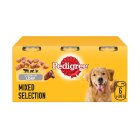 Pedigree Adult Wet Dog Food Tins Mixed in Loaf