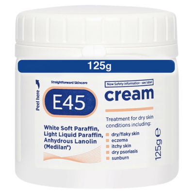 E45 Moisturiser Cream, body, face and hands cream for very dry skin