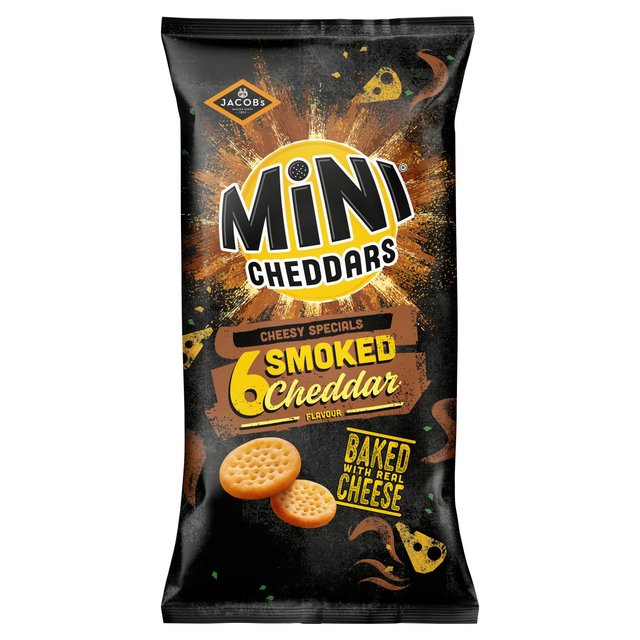 Jacob's Mini Cheddars Smoked Cheddar Multipack  6 x 23g