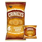 Jacob's Crinklys Chilli Beef Multipack Snacks 6x23g