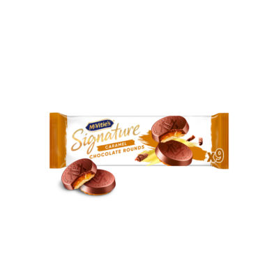 Mcvitie's Signature Caramel Chocolate Rounds  142g