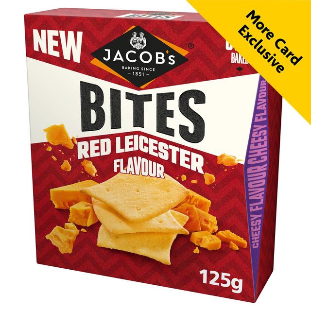 Jacob's Red Leicester Flavour Bites 125g