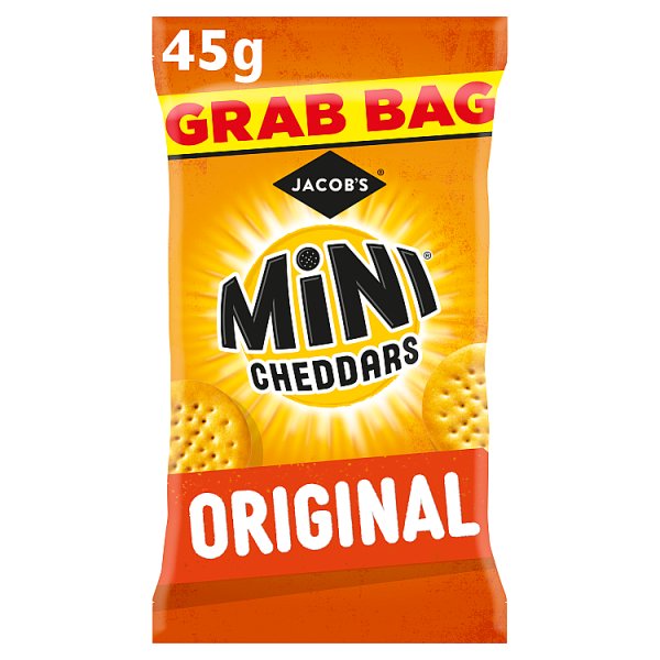 Jacob's Mini Cheddars Original Snacks Grab Bag  45g